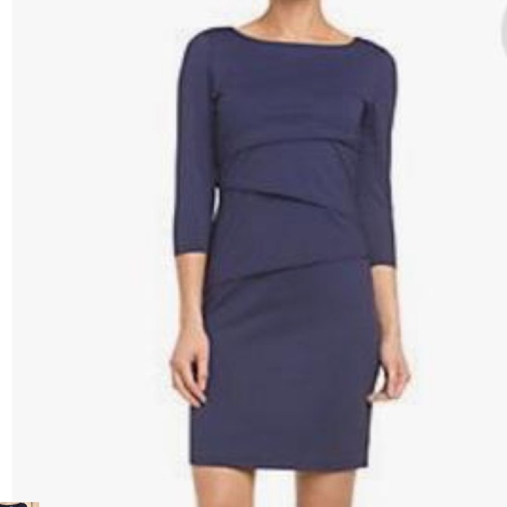 J. McLaughlin Navy Nicola Dress Size Medium, NWOT